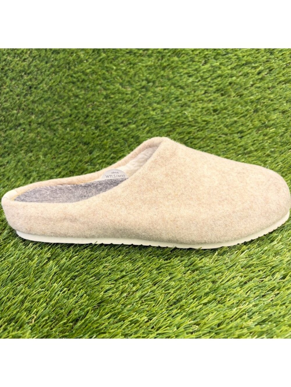 Allbirds Wool Slippers Mens Size 10 Light Tan Casual Comfort Slip On Mule Shoes